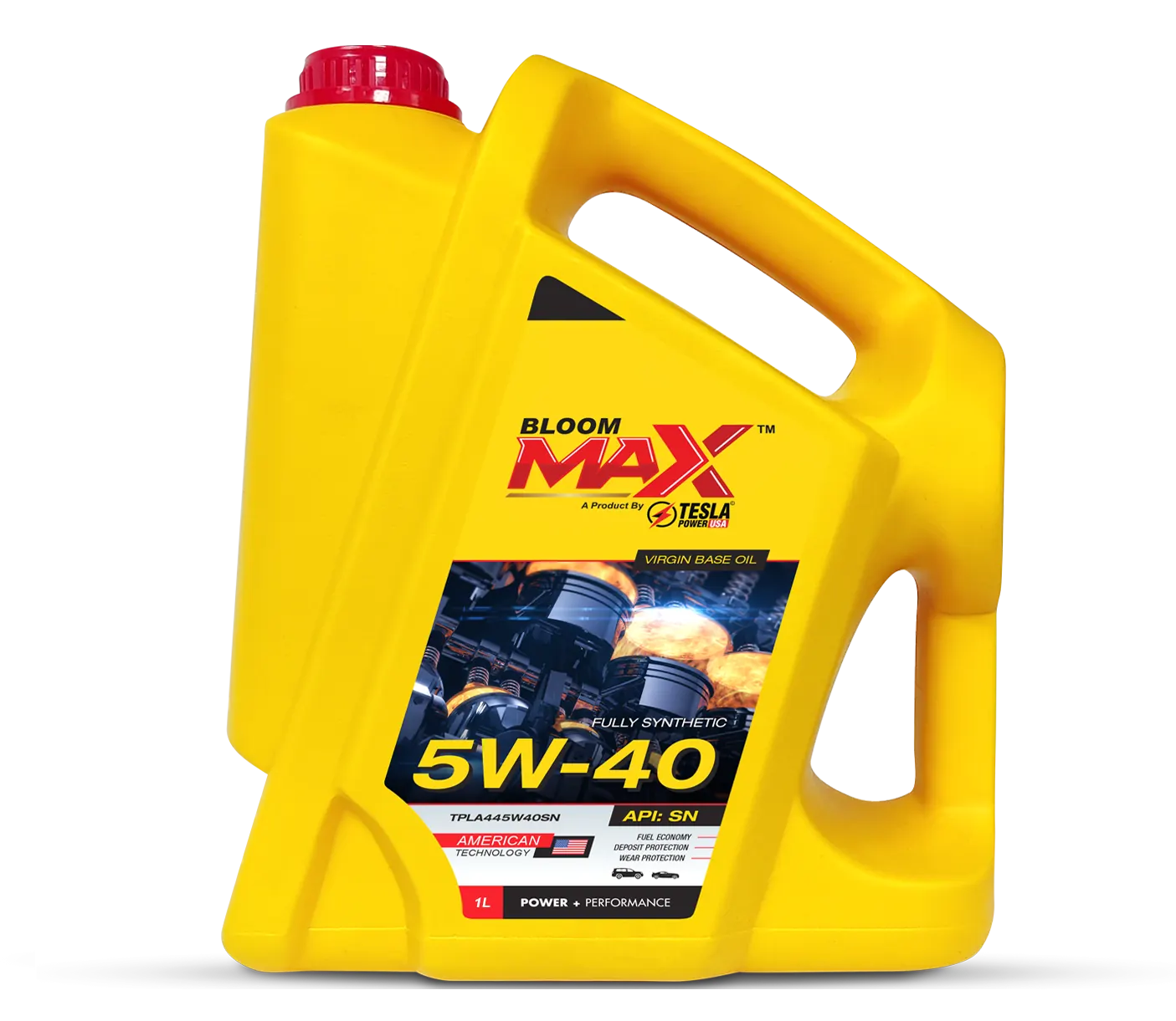 Bloom Max 5W-40 fully synthetic engine oil, 1 litre pack