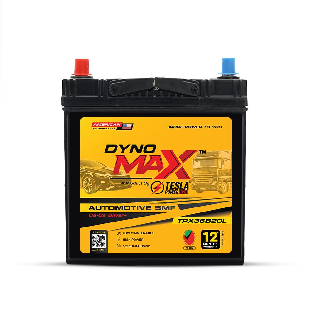 Dyno Max TPX36B20L Yellow Edition car battery