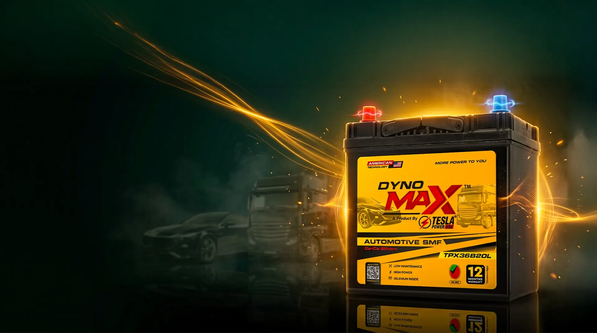 Dyno Max SMF four-wheeler battery range by Tesla Power USA
