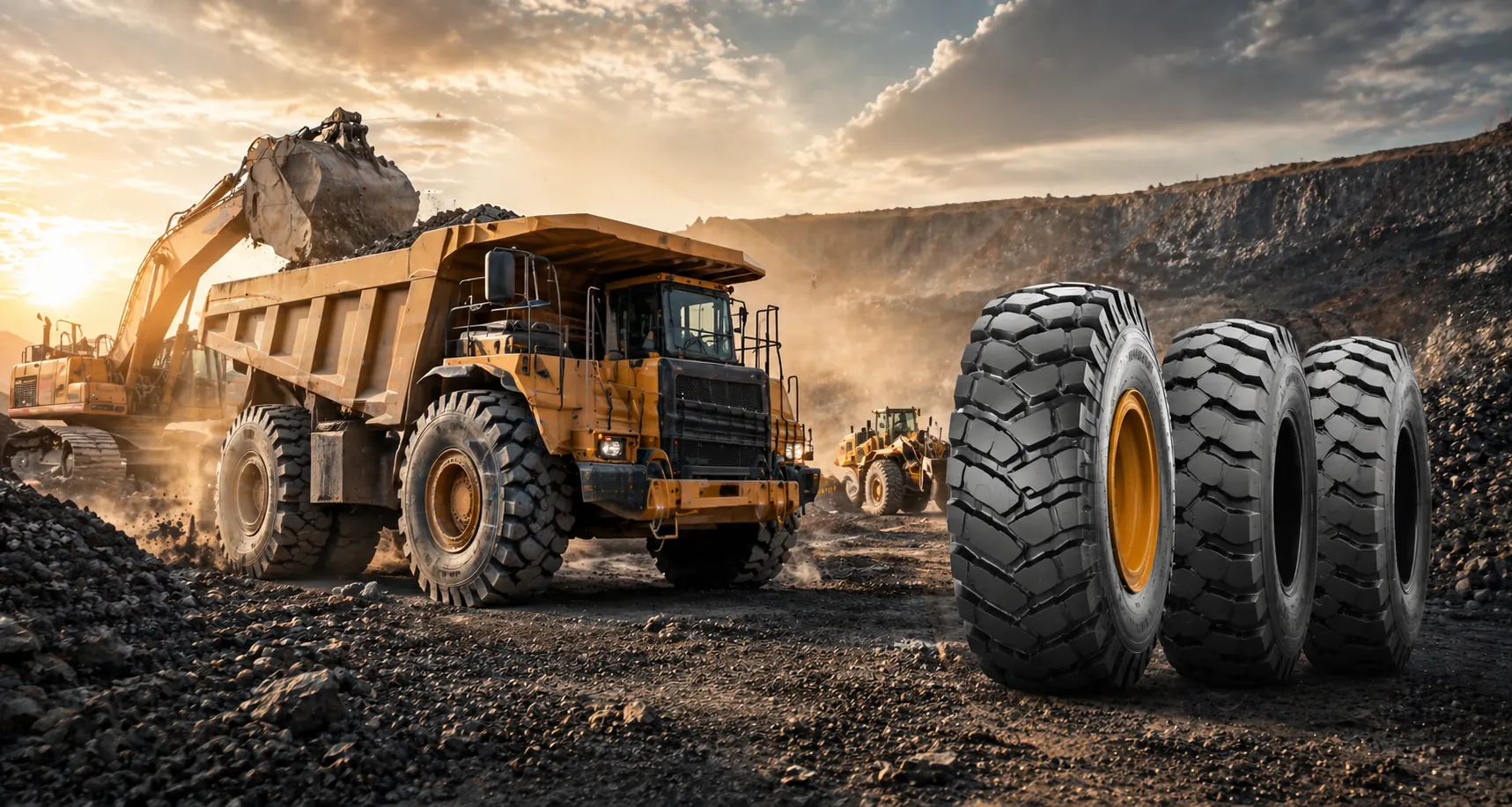 Bison Trax off-the-road tyres for mining and construction equipment