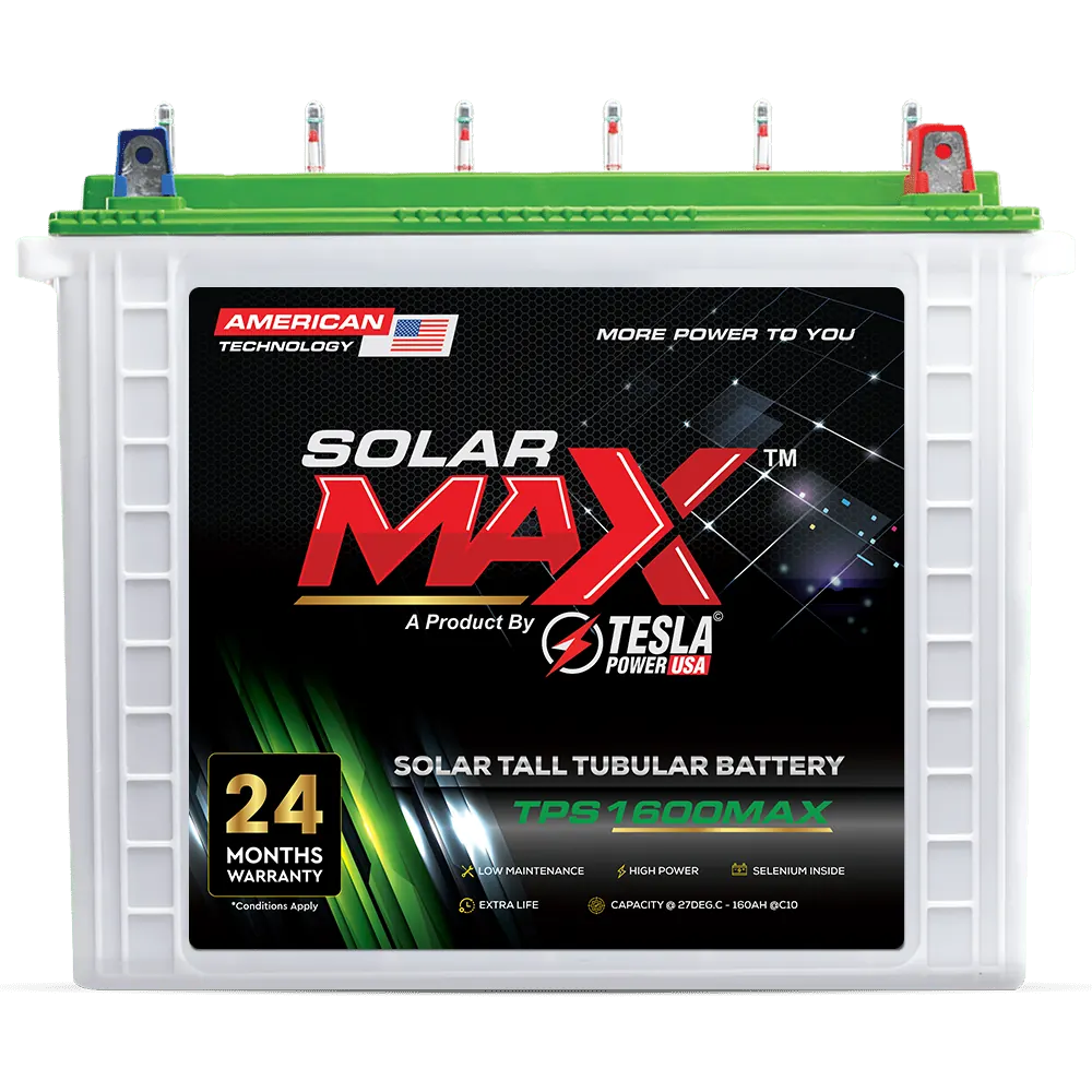 Solar Max TPS1600MAX 160Ah solar tall tubular battery