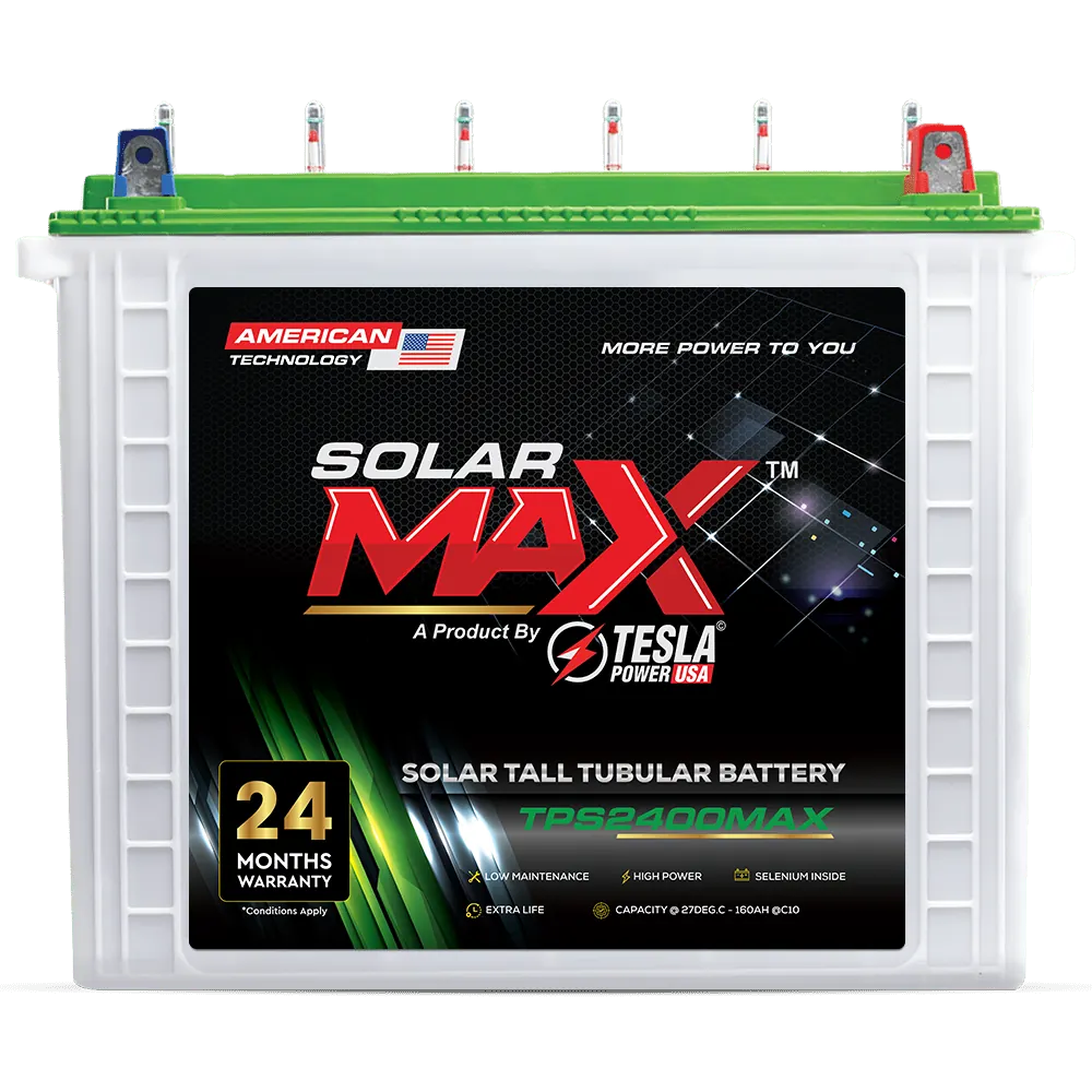 Solar Max TPS2400MAX 240Ah solar tall tubular battery